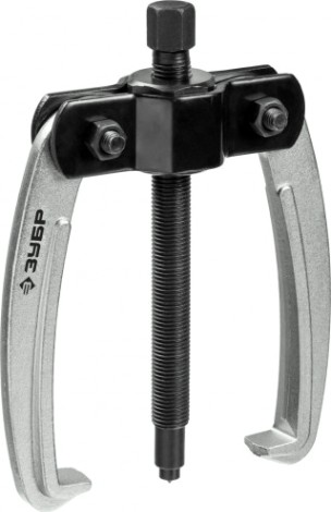 Съемник ЗУБР Профессионал шарнирный 2-захватный с серповидными захватами, 160 мм [43322-160]