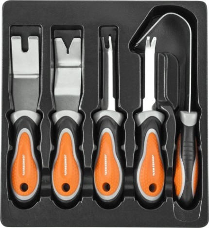 Съемники пистонов обшивки дверей JONNESWAY AB030079 в наборе 5 шт. [049230]