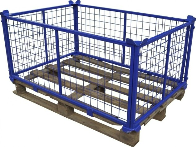 Сетчатое ограждение палеты Rusklad ОПС 500 800х1200х535 мм Сетчатое ограждение палеты Rusklad ОПС 500 800х1200х535 мм
