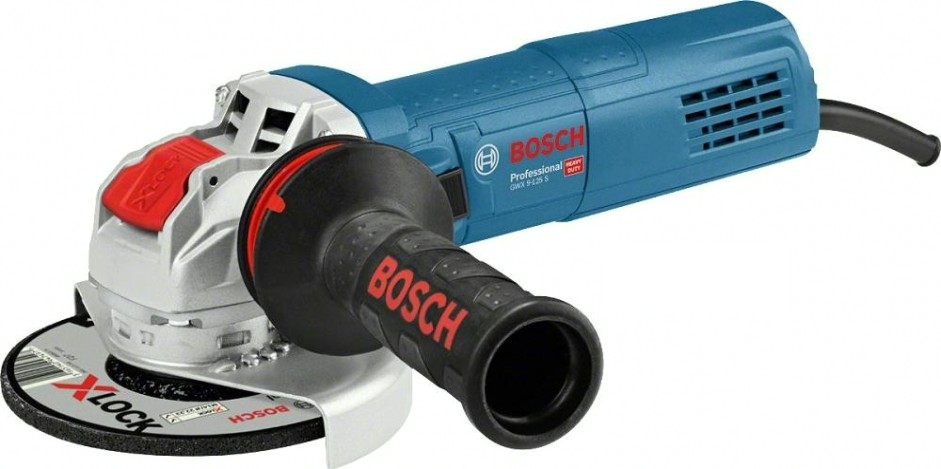 Сетевая угловая шлифовальная машина BOSCH GWX 9-125 S X-LOCK [06017B2000]