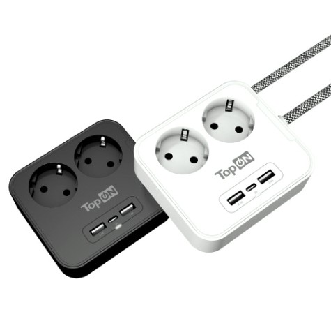 Сетевой фильтр TopON TOP-PWS2B черный, 1,5 м Сетевой фильтр TopON TOP-PWS2B черный, 1,5 м