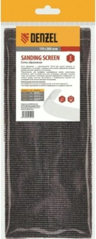 Сетка шлифовальная Denzel 75 167 p 60, 115х280 мм, 5 шт. [75167]