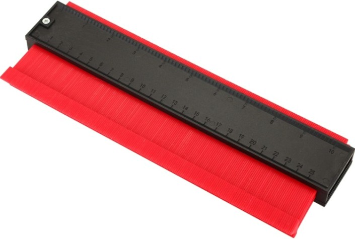 Шаблон для перенесения контуров DEKO TEM03 10" (250мм), красный [065-0658]