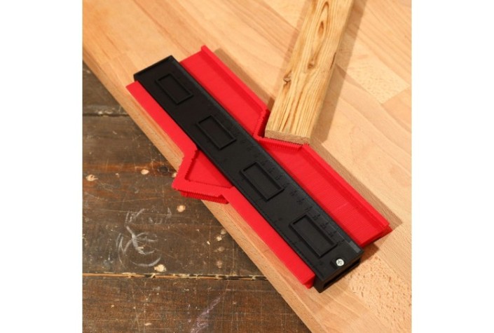 Шаблон для перенесения контуров DEKO TEM03 10" (250мм), красный [065-0658]