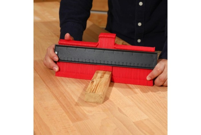 Шаблон для перенесения контуров DEKO TEM03 10" (250мм), красный [065-0658]