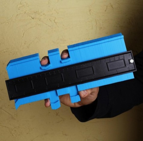 Шаблон для перенесения контуров DEKO TEM03 10" (250мм) синий [065-0576]