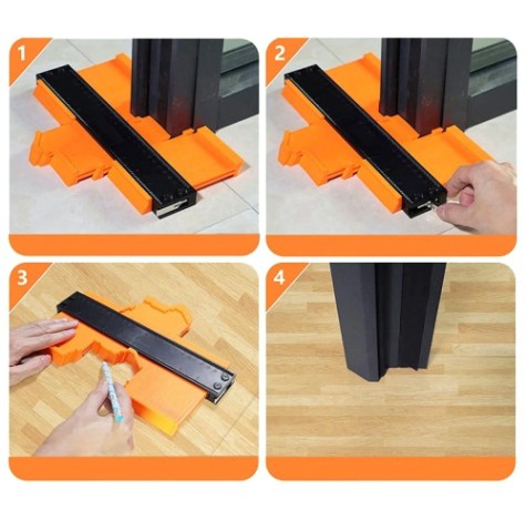 Шаблон WOODWORK GRT-125 для копирования контура 125х100 мм