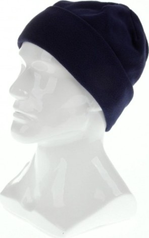 Шапка СИБРТЕХ размер: 56-57, синяя с отворотом из флиса [68823]