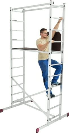 Шарнирные монтажные подмости KRAUSE CORDA 4 м 916280 [916280]