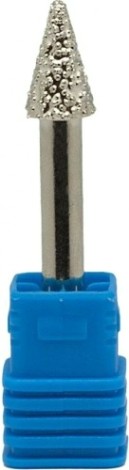 Шарошка алмазная ПРАКТИКА 10х16 мм, коническая хвост 6 мм [646-980]