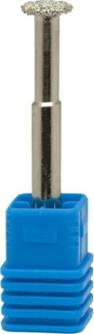 Шарошка алмазная ПРАКТИКА 10х2 мм, дисковая 60 мм, хвост 6 мм [646-959]