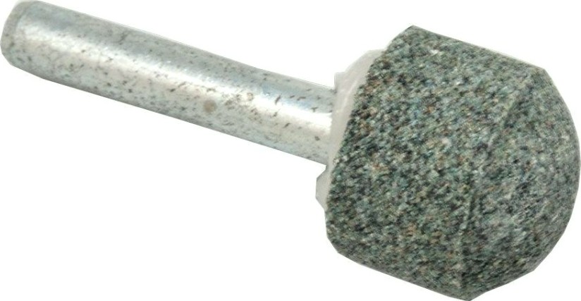 Шарошка алмазная ПРАКТИКА 19х16 мм, карбид кремния, закругленная хвост 6 мм [641-305]