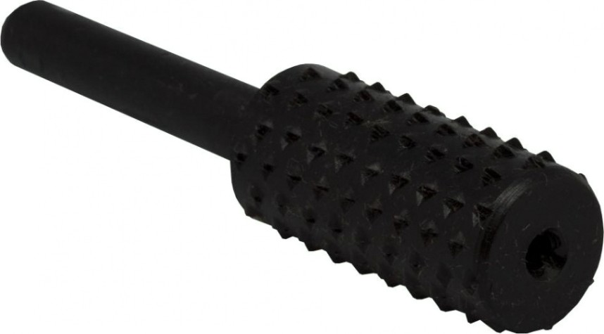 Шарошка по дереву ПРАКТИКА 13х28 мм, стальная, цилиндрическая хвост 6 мм [648-328]