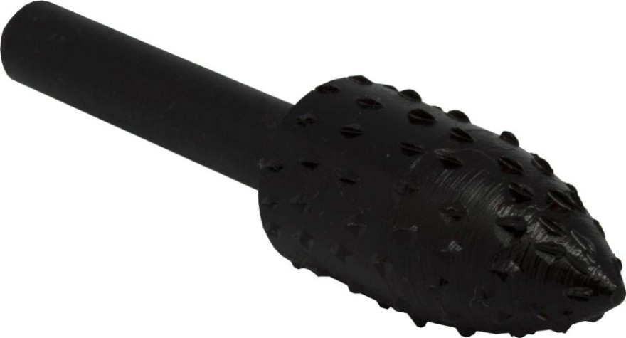 Шарошка по дереву ПРАКТИКА 13x28 мм, стальная, параболическая удлиненная хвост 6 мм [648-403]