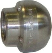 Шаровая форсунка ROTHENBERGER R1/4" с прямым и обратным направлением потока D-25 х 22 мм, 130 BAR, 5 отверстий [76065]