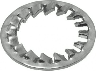 Шайба 10 мм DIN6798 стопорная с внутренними зубьями Шайба 10 мм DIN6798 стопорная с внутренними зубьями