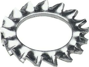 Шайба 12 мм DIN6798 стопорная с внешними зубьями Шайба 12 мм DIN6798 стопорная с внешними зубьями