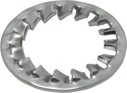 Шайба 3 мм DIN6798 стопорная с внутренними зубьями