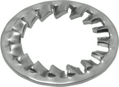 Шайба 4 мм DIN6798 стопорная с внутренними зубьями