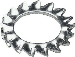 Шайба 8 мм DIN6798 стопорная с внешними зубьями