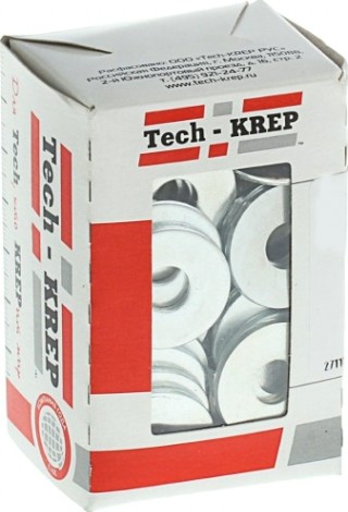 Шайба Tech-KREP 12 мм (уп.30 шт.) DIN9021 увеличенная оцинкованная [105268]