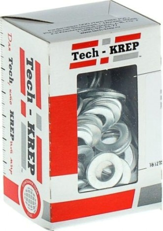 Шайба Tech-KREP 8 мм (уп.200 шт.) DIN125 плоская оцинкованная [105260]