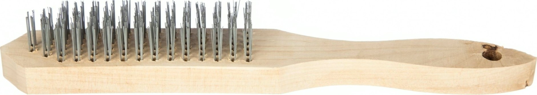 Щетка Biber 70960 6-рядная, стальная с деревянной ручкой [Тов-076239]