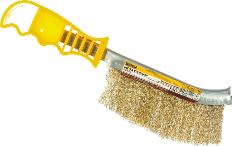 Щетка Biber 70965 стальная с пластмассовой ручкой [Тов-076240]