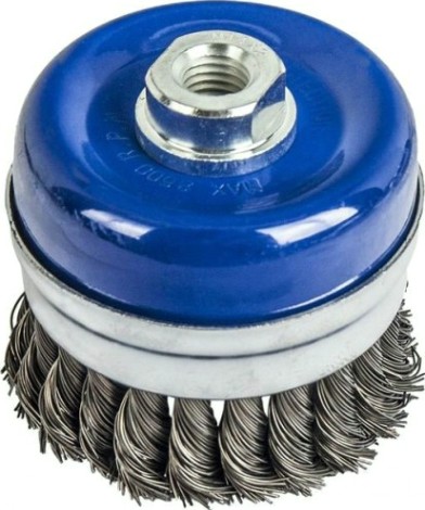 Щетка чашеобразная обдирочная витая для УШМ ПРАКТИКА 110 мм; М14 773-316 [773-316]