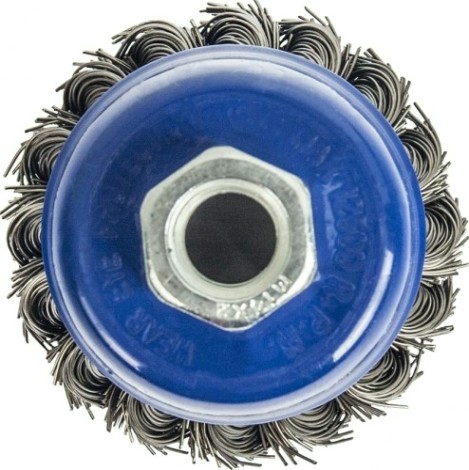 Щетка чашеобразная витая для УШМ ПРАКТИКА 75 мм; М14 032-461 [032-461]