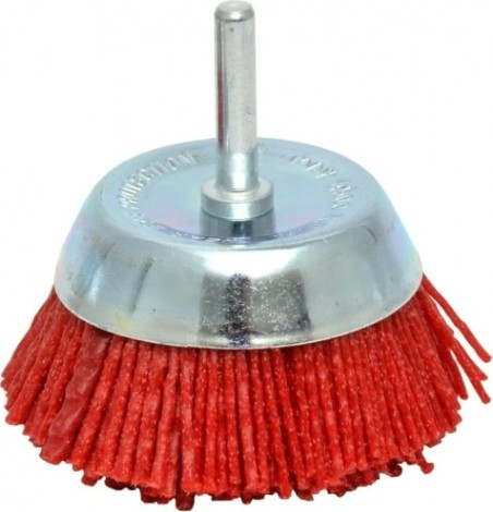 Щетка для дрели КРАТОН чашечная (нейлон с абразивом) d75 мм [1 11 01 016]