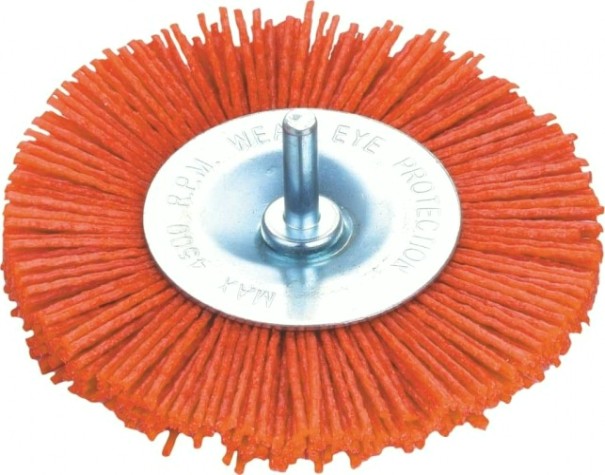 Щетка для дрели КРАТОН дисковая (нейлон с абразивом) d100 мм [1 11 01 014]