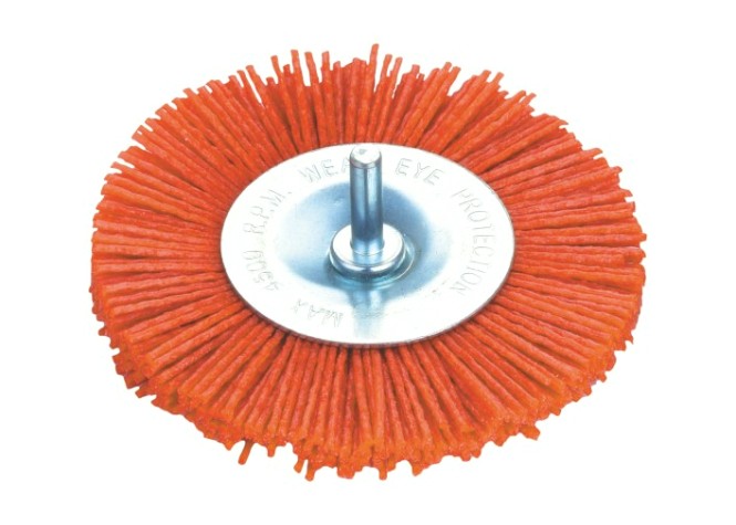 Щетка для дрели КРАТОН дисковая (нейлон с абразивом) d75 мм [1 11 01 013]