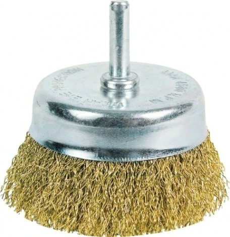 Щетка для дрели КРАТОН дисковая усиленная (круч. проволока) d100 мм [1 11 01 017]