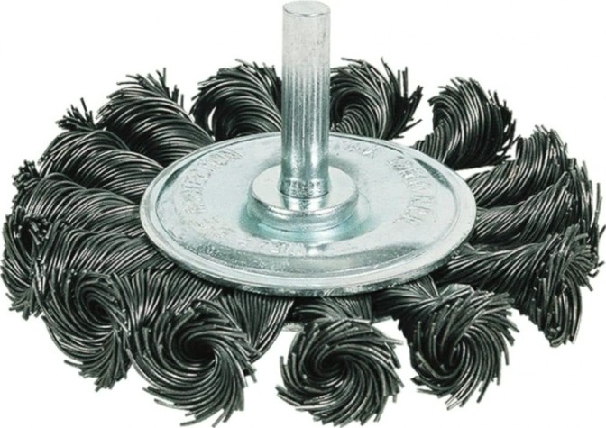 Щетка для дрели КРАТОН плоская усиленная d75 мм [1 11 01 001]