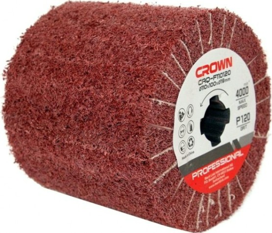 Щетка для щеточной шлифмашины Crown CAQ-F110120 абразивная
