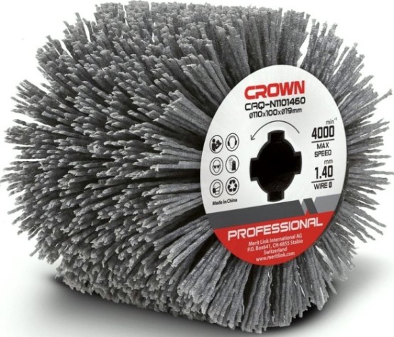 Щетка для щеточной шлифмашины Crown CAQ-N1101460 нейлоновая