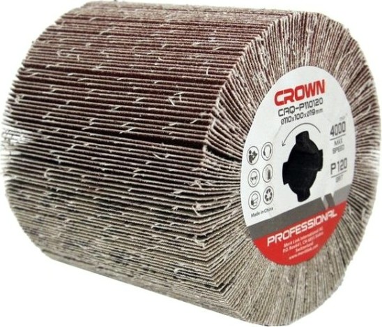 Щетка для щеточной шлифмашины Crown CAQ-P110120 абразивная