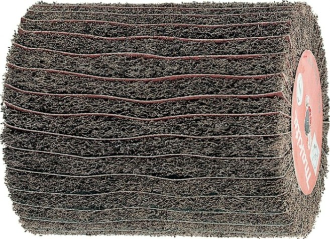 Щетка для щеточной шлифмашины MAKITA P-19249 из нетканого материала и льна 120 мм, g180