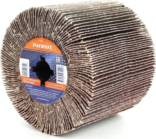 Щетка для щеточной шлифмашины PATRIOT лепестковая 120х100 мм Р 60 [823010022]