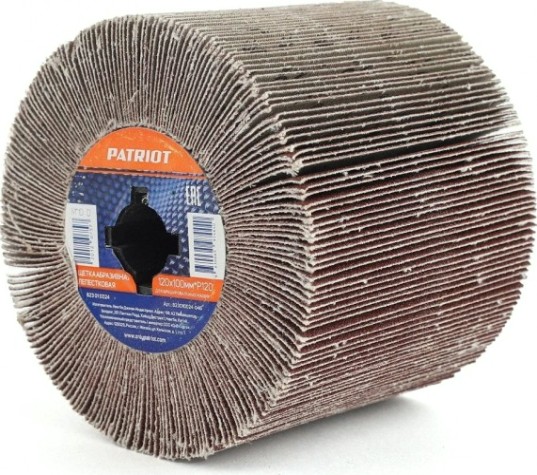 Щетка для щеточной шлифмашины PATRIOT лепестковая 120х100 мм Р120 [823010024]