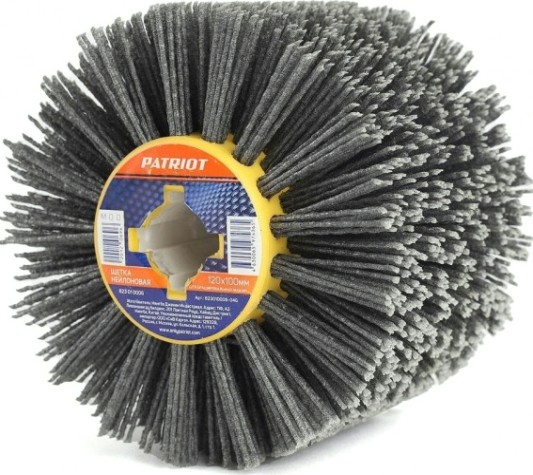 Щетка для щеточной шлифмашины PATRIOT нейлоновая 120х100 мм [823010006]