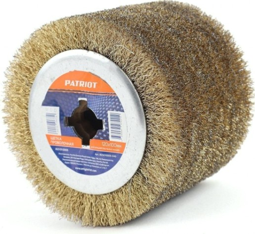 Щетка для щеточной шлифмашины PATRIOT проволочная 120х100 мм [823010005]