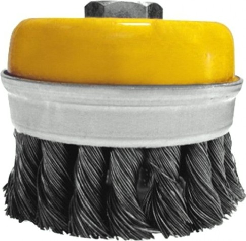 Щетка для УШМ Biber 70 976 чаша витая 100мм [тов-076221]