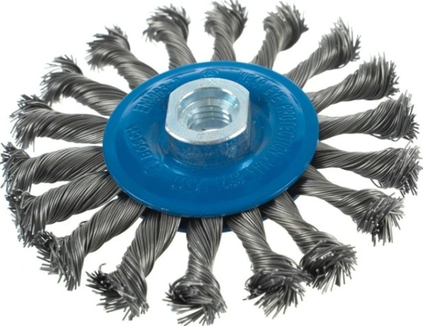 Щетка для УШМ BOSCH КОЛЬЦЕВАЯ M14 0.5x115ММ ВИТАЯ СТАЛЬ [2609256512]