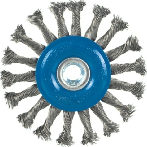 Щетка для УШМ BOSCH КОЛЬЦЕВАЯ M14 0.5x115ММ ВИТАЯ СТАЛЬ [2609256512]