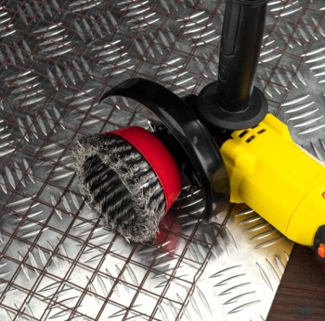 Щетка для УШМ Kranz KR-91-1234 чашечная крученая стальная проволока, 100мм, М14