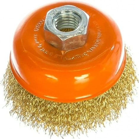 Щетка для УШМ КРАТОН чашечная d75 мм M14 [1 11 02 004]