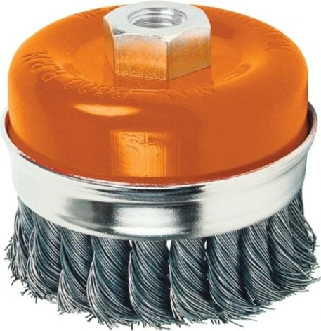 Щетка для УШМ КРАТОН чашечная усиленная d100 мм M14 [1 11 02 003]