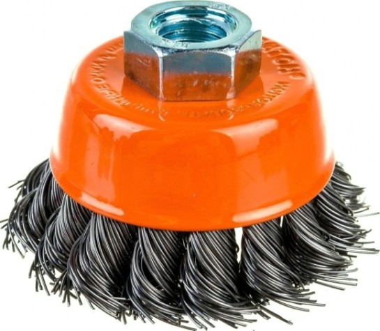 Щетка для УШМ КРАТОН чашечная усиленная d65 мм M14 [1 11 02 001]